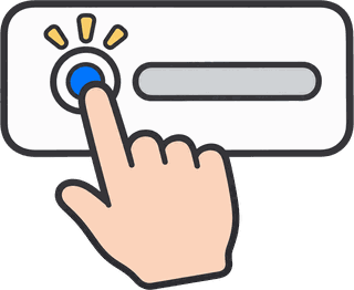A control being tapped
