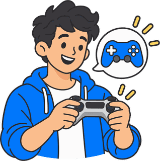 A player trying a short playable interaction
