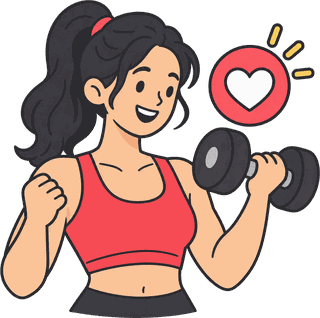 A viewer choosing a workout at the end of a creative
